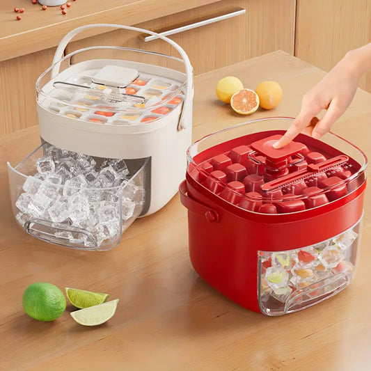 Press-type Portable Ice Tray